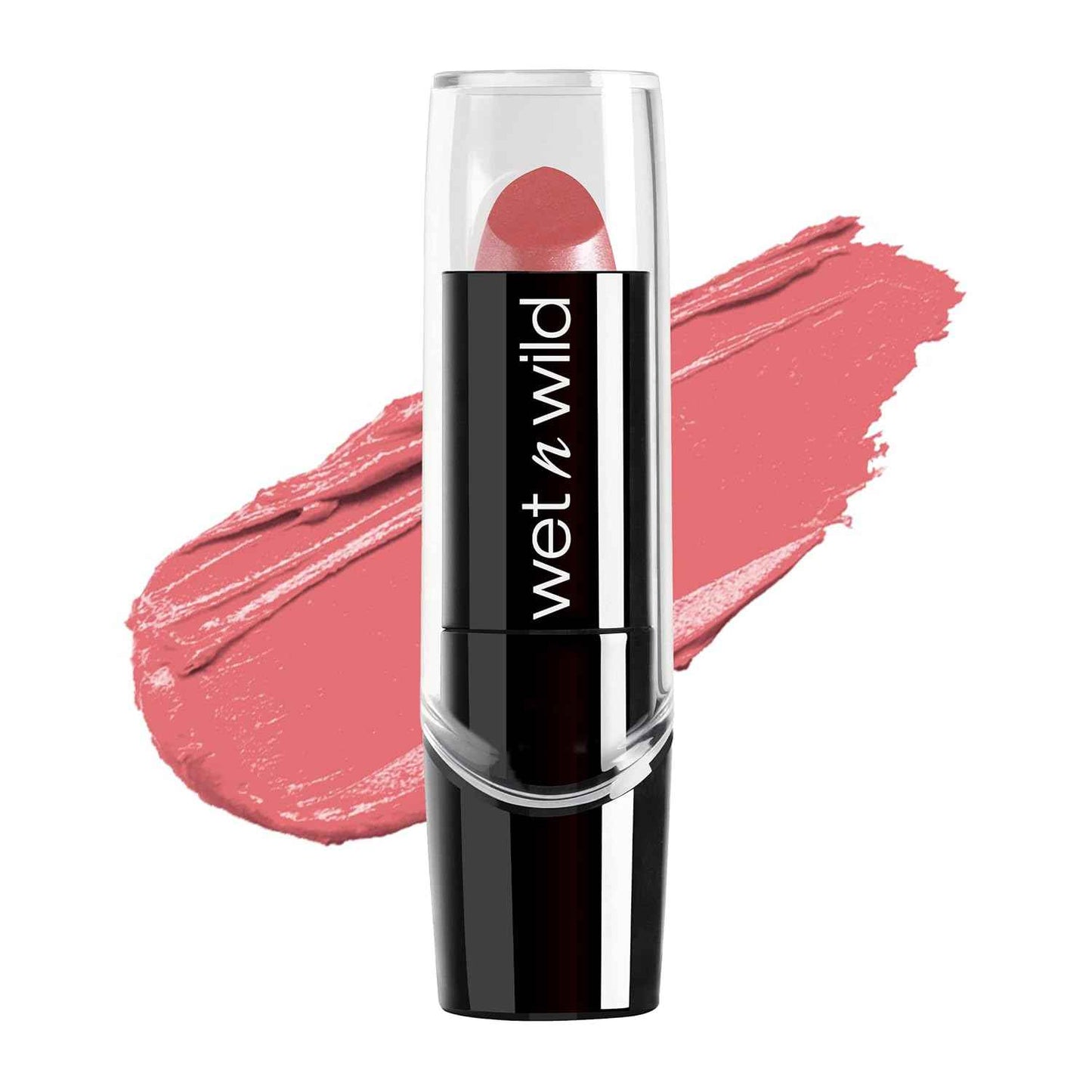 wet n wild Silk Finish Lipstick, Hydrating Rich Buildable Lip Color, Formulated with Vitamins A,E, & Macadamia for Ultimate Hydration, Cruelty-Free & Vegan - Cherry Frost