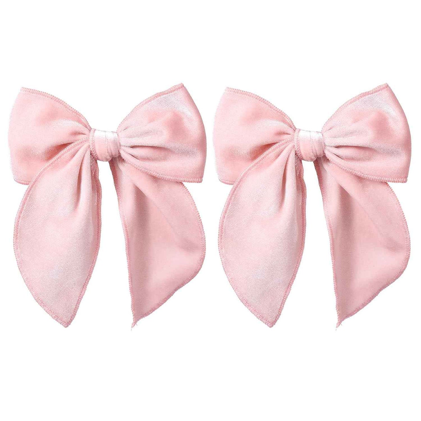 5" Red Christmas Velvet Fable Hair Bows Kids Big Velvet Ribbon Sailor Bow Alligator Clip Cheer Barrettes Hairpins Valentines New Year Gift Accessory for Toddler Teen Baby Girls