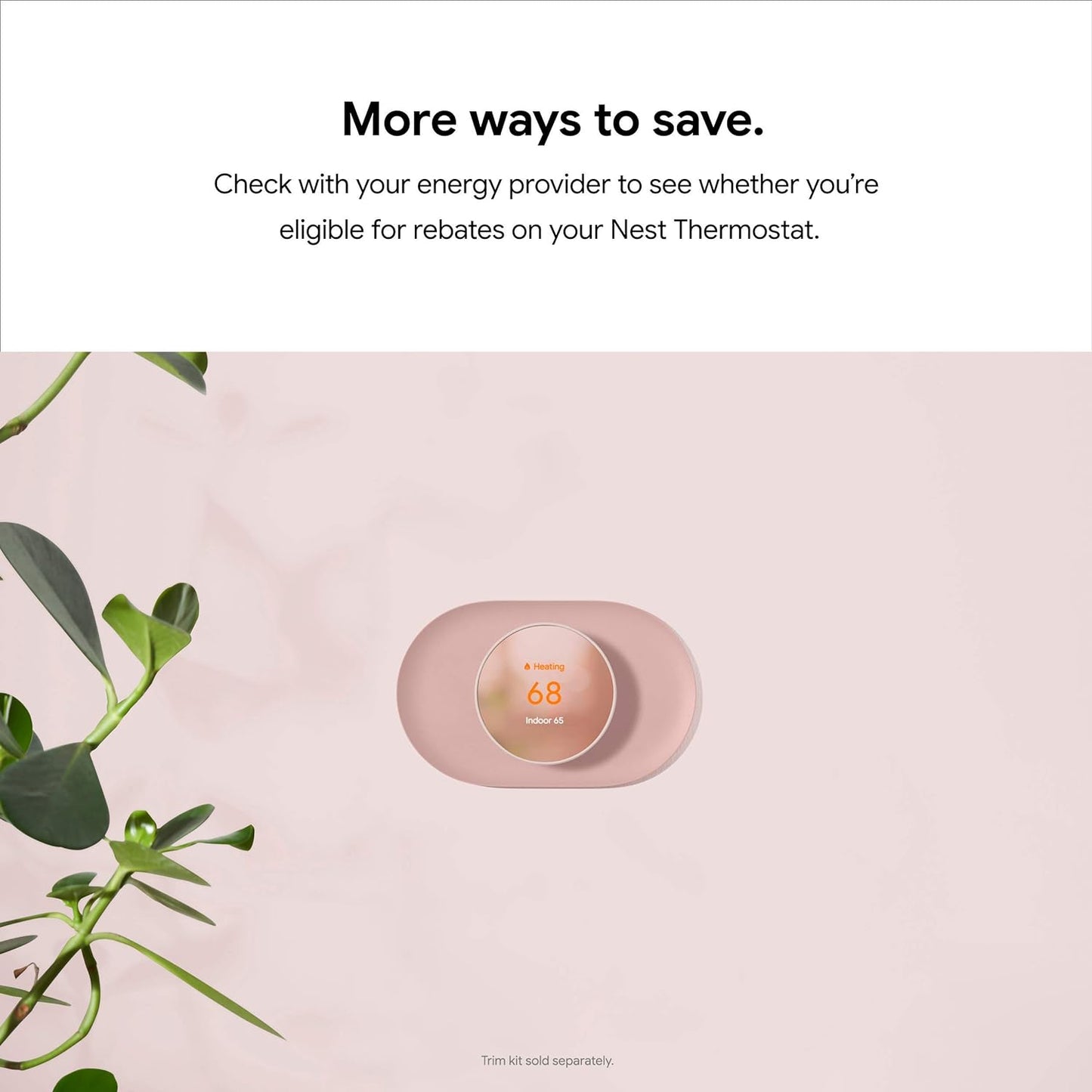 Google Nest Thermostat - Smart Thermostat for Home - Programmable Wifi Thermostat - Charcoal