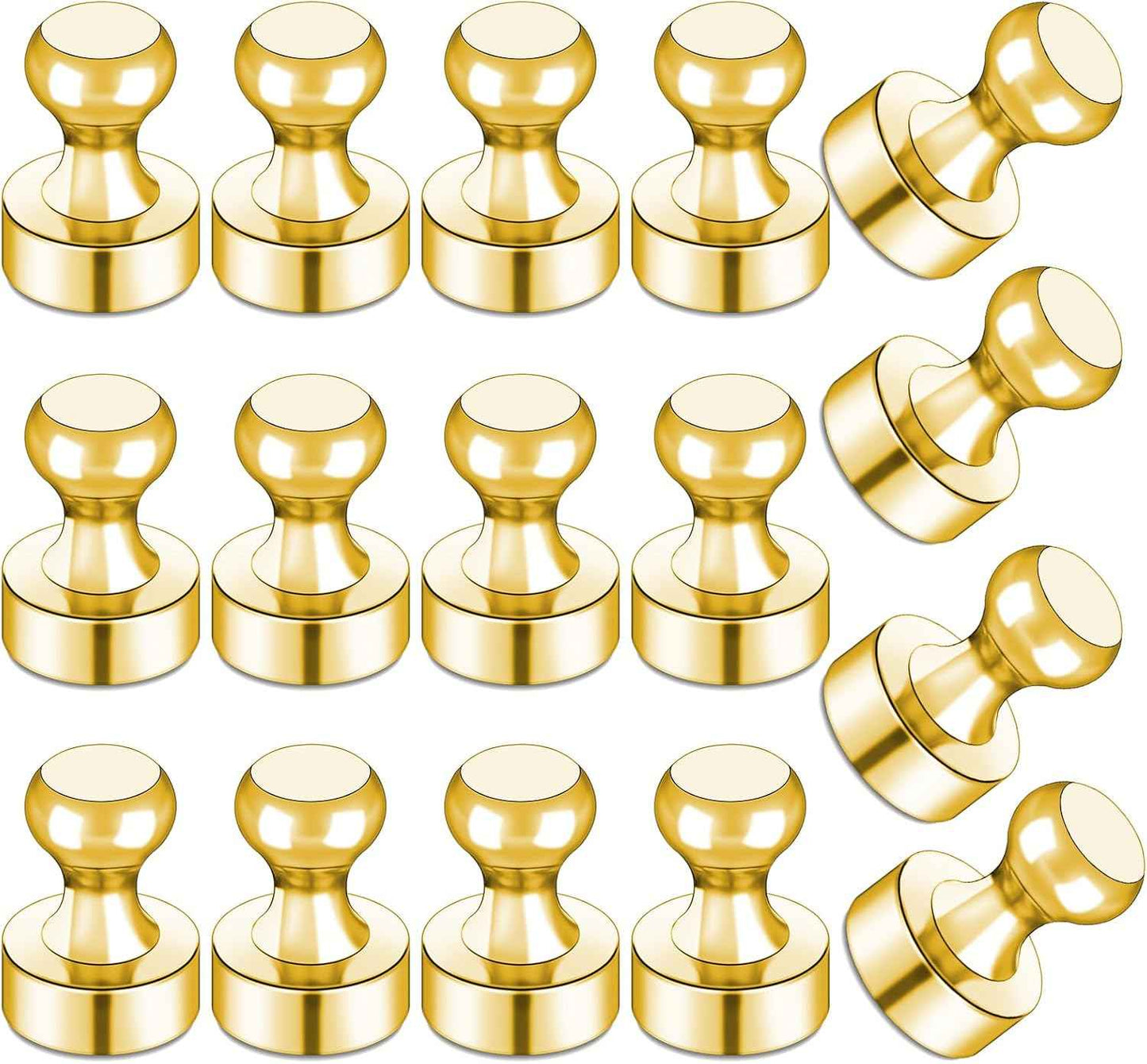 LOVIMAG 12Pcs Black Fridge Magnets, Small and Strong Magnets for Whiteboard, Office, Classroom, Map, Kitchen