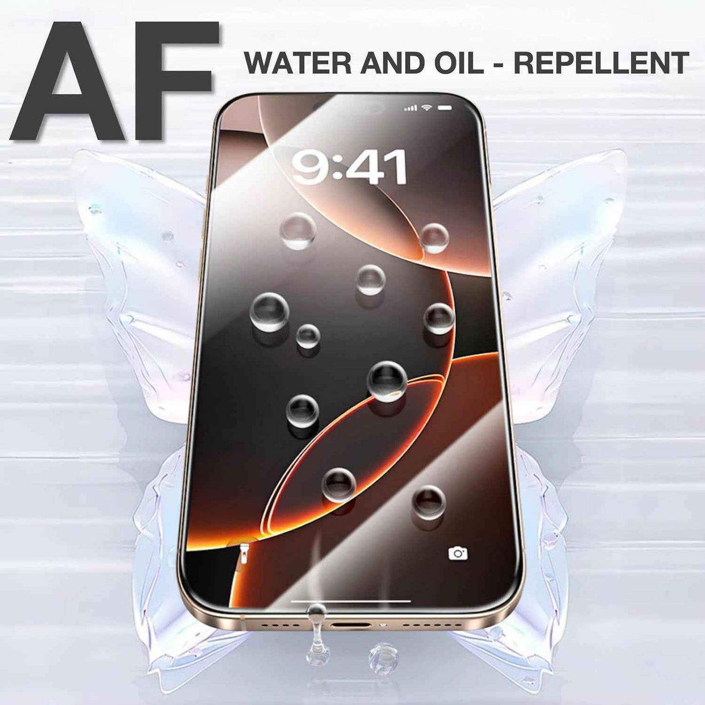 tempered glass screen protector for iPhone 17 with Auto-Alignment Kit, Auto Dust, 9H+ Military Grade Shatterproof, Glass Film, HD Clear, Case Friendly