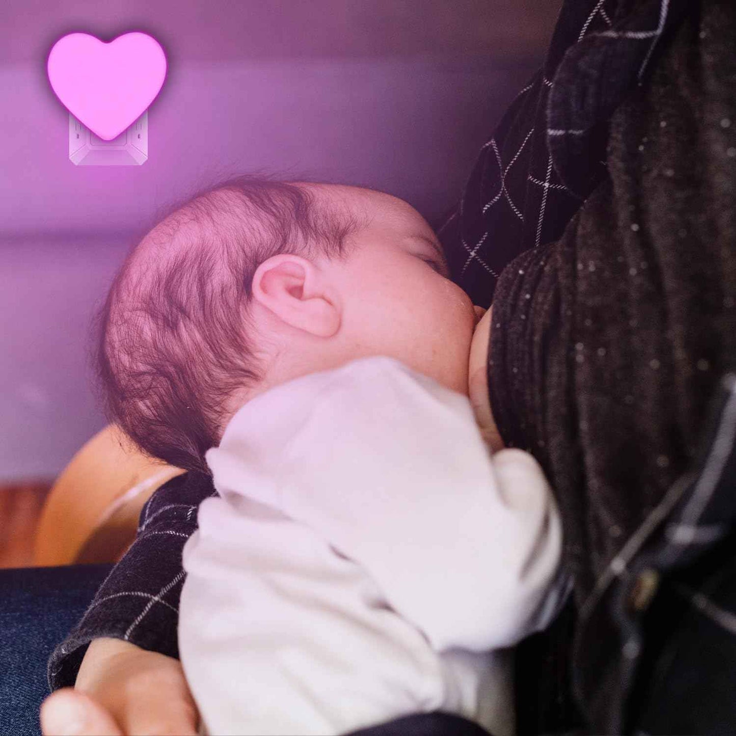 INZU Night Lights Plug into Wall, LED Night Light for Kids, Cute Nightlight with Auto Dusk to Dawn Sensor, LED Nightlight with Soft Warm Light for Bedroom, Nursery, Bathroom, Hallway (Pink) | LED Nightlight, for Kids, Soft Warm Light, Auto Dusk to Dawn Se