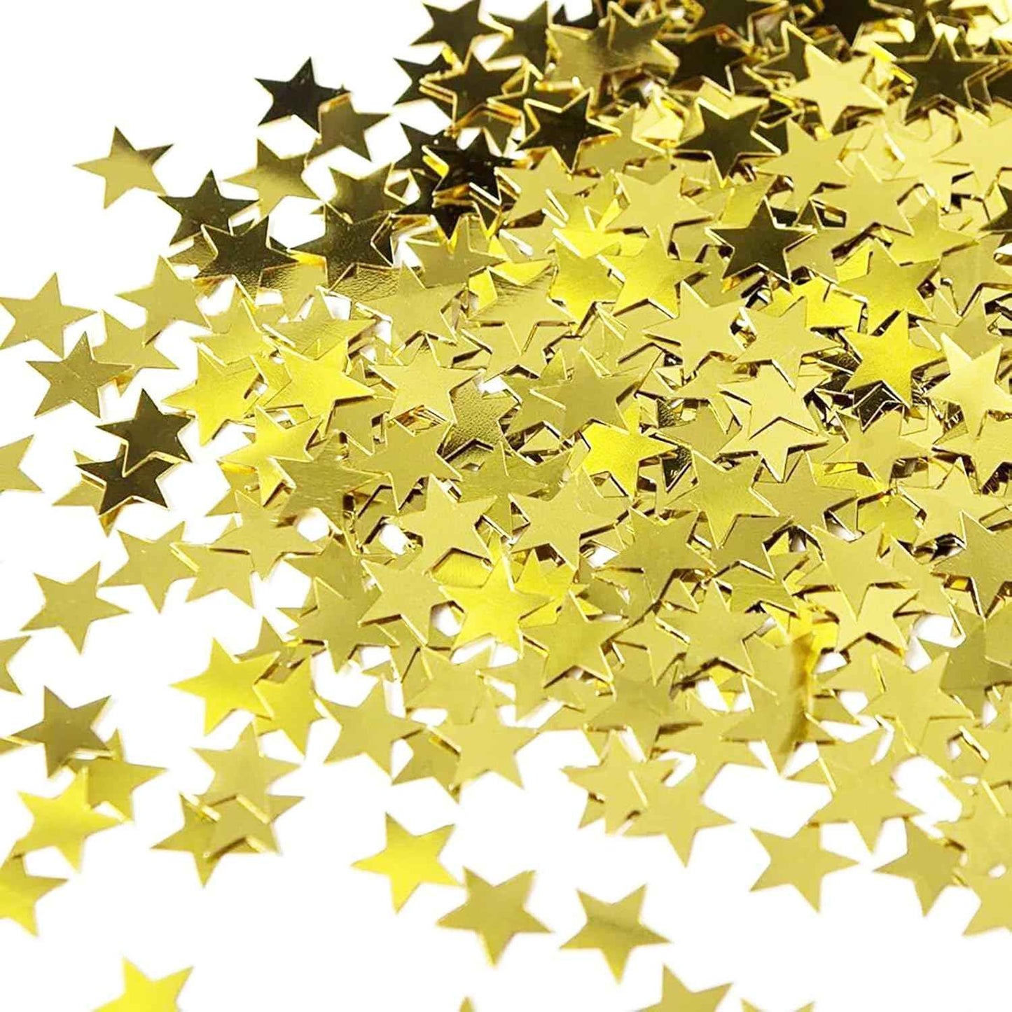 New Years Eve Party Decorations 2026,Happy New Years Decorations Black and Gold Confetti,200pcs Black Gold New Year's Eve Glitter Table Confetti Centerpiece Gold Stars for Clock Disco Ball Design