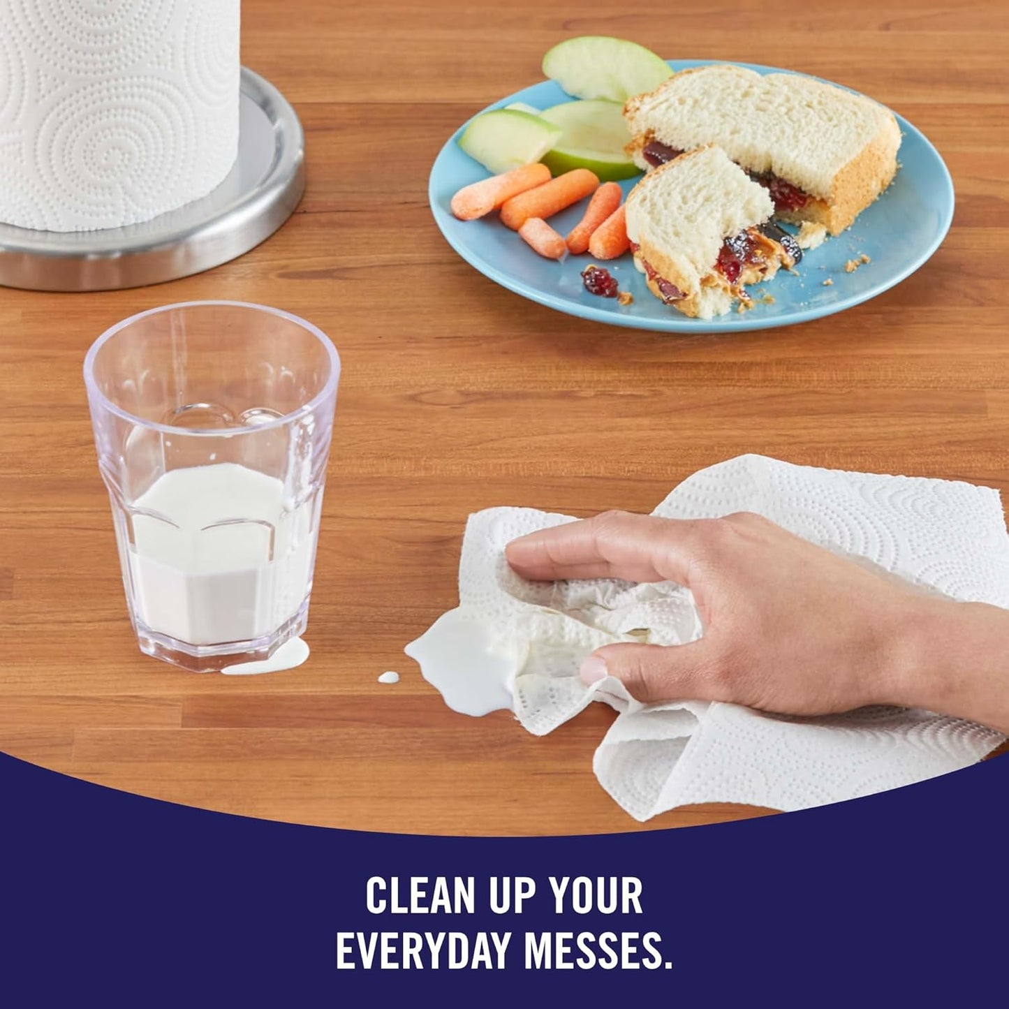 Sparkle Pick-A-Size Paper Towels, Spirited Prints, 6 Double Rolls = 12 Regular Rolls, Everyday Value Paper Towel With Full And Half Sheets - Rayz Mart