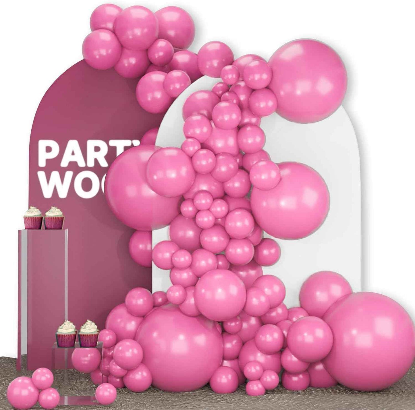 PartyWoo Gold Balloons 140pcs Different Sizes of 18 12 10 5 Inch Gold Balloon Arch Kit Garland for Birthday Wedding Anniversary Baby Shower Graduation Retirement Casino Party Decorations Gold-G101