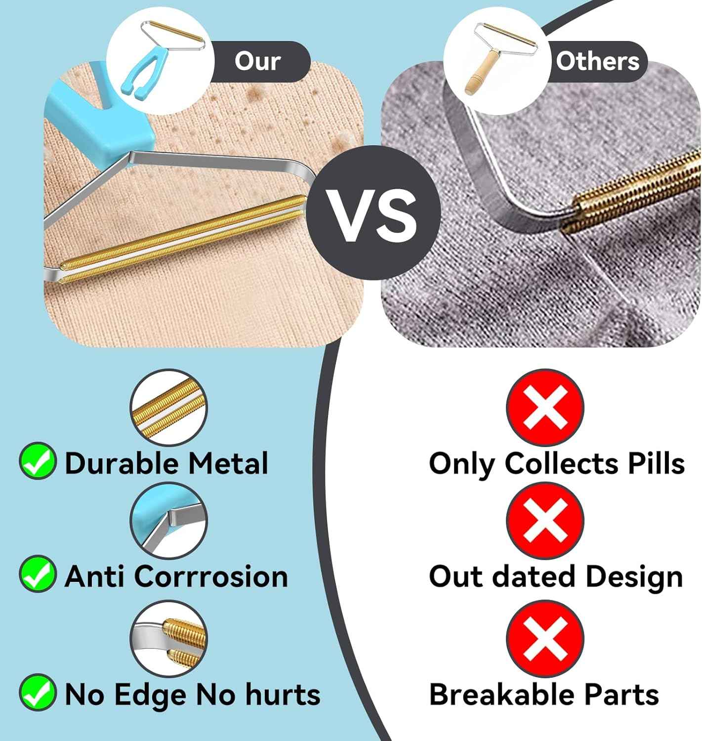 Pet Hair Remover, Dog and Cat Hair Remover, Wool Hair Remover, Carpet Rake for Pet Hair Removal, Carpet Rake, Pile Brush, Hand Shaver for Carpets, Car Cushions, Sofas, Pet Beds, Furniture & Rug