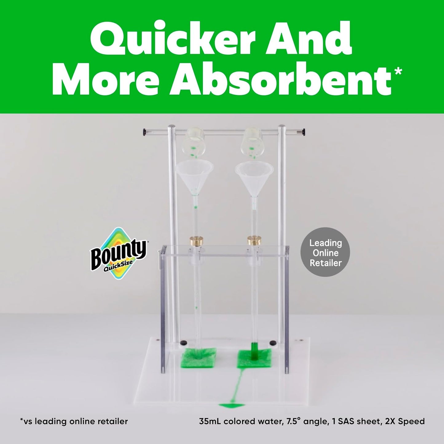 Bounty Quick Size Paper Towels, White, 8 Family Rolls = 20 Regular Rolls - Rayz Mart