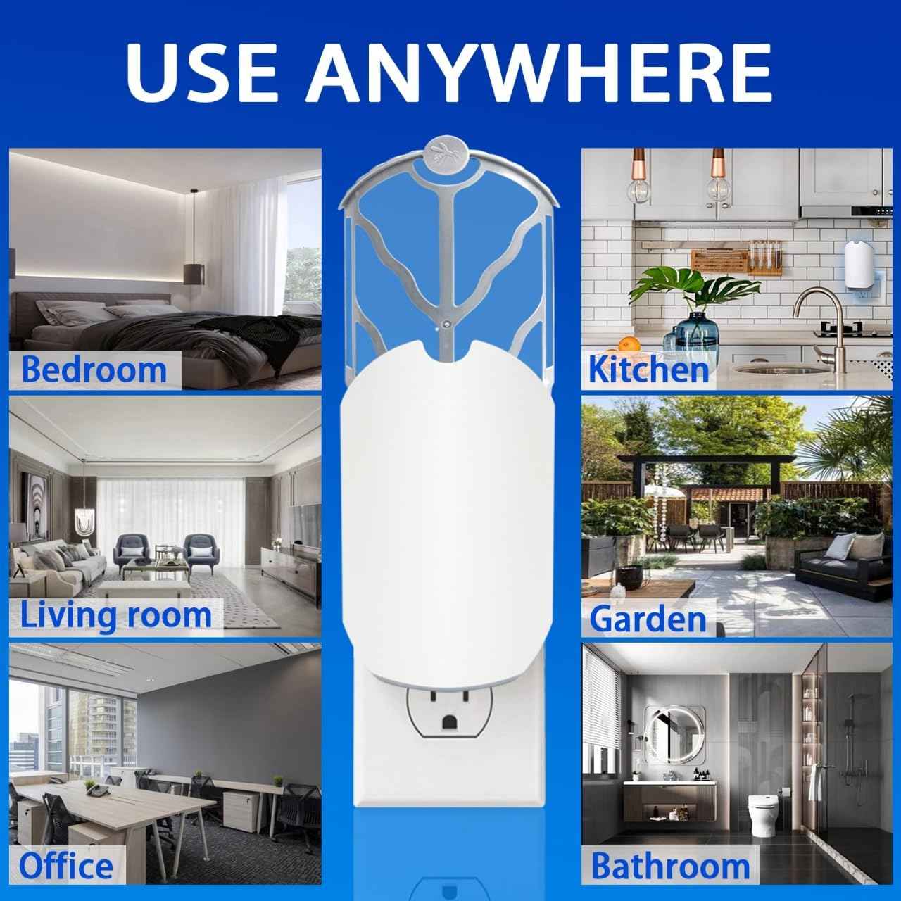 BAIMNOCM 33 Pack Refills Cartridge Compatible with Zevo Flying Insect Trap Refill M364 M364A and Max,White