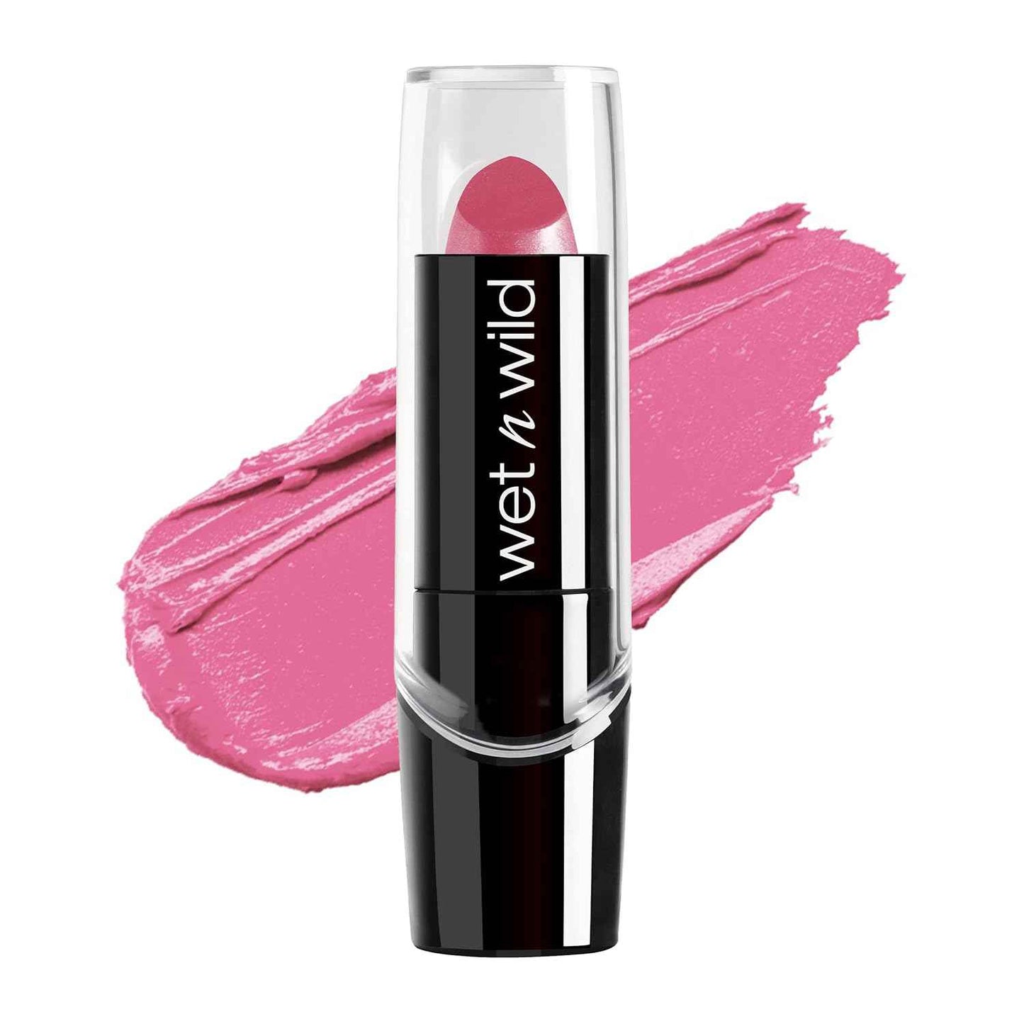 wet n wild Silk Finish Lipstick, Hydrating Rich Buildable Lip Color, Formulated with Vitamins A,E, & Macadamia for Ultimate Hydration, Cruelty-Free & Vegan - Cherry Frost