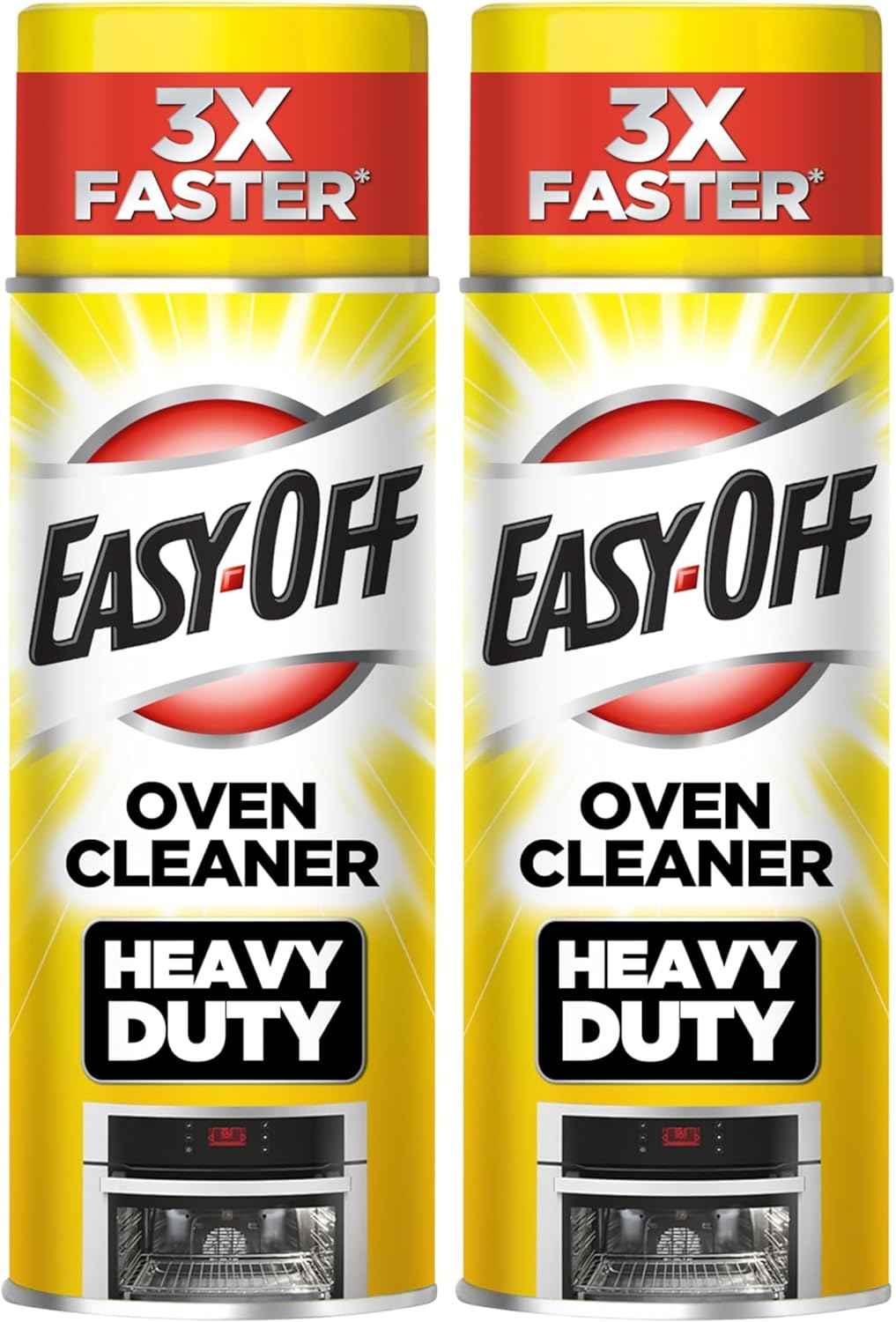 Easy Off Heavy Duty Oven Cleaner, Regular Scent 14.5 oz Can (Pack of 2)