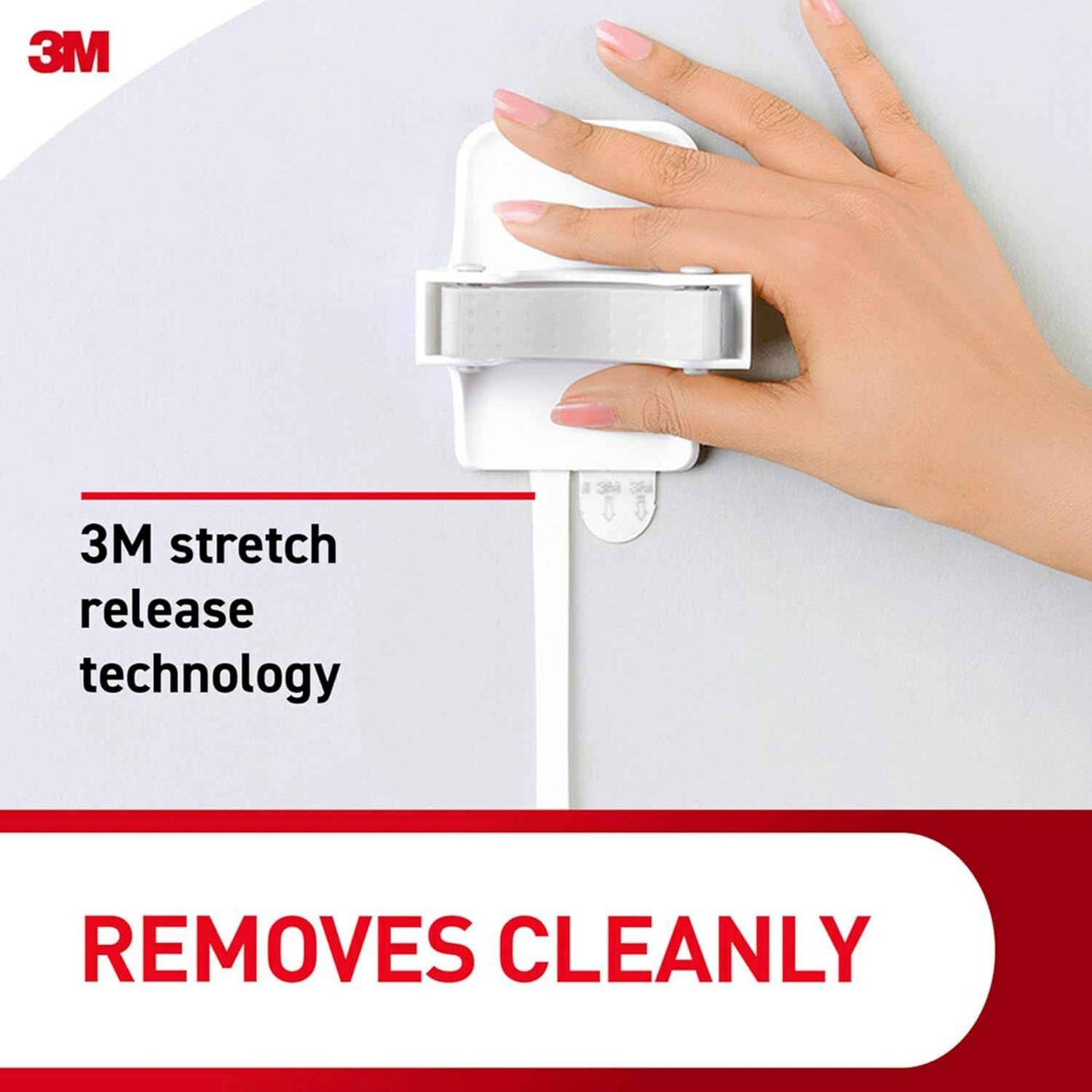 Command Broom and Mop Grippers, 2 Hangers and 4 Strips, Damage-Free Hanging Wall Mount Broom and Mop Holder, Household Cleaning Organizer for Christmas Decorations, Holds up to 4 lb