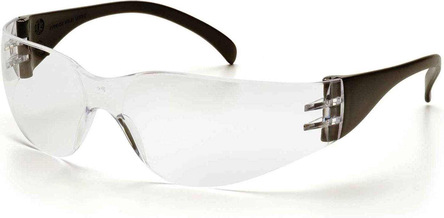 Pyramex Intruder Safety Eyewear Clear Frame Full Foam Padding Clear Anti-Fog Lens | Full Foam Padding, Clear Frame