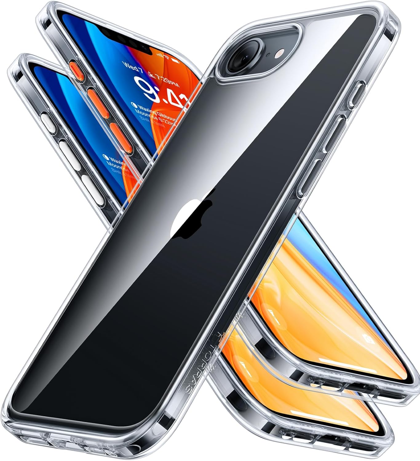 TORRAS for iPhone 17 Pro Case, Beyond Military-Grade Protection, Camera Control Button, DIY Buttons, Translucent Matte Slim Thin Shockproof Hard Back Anti-Scratch case for iPhone 17 Pro, Deep Blue - Rayz Mart