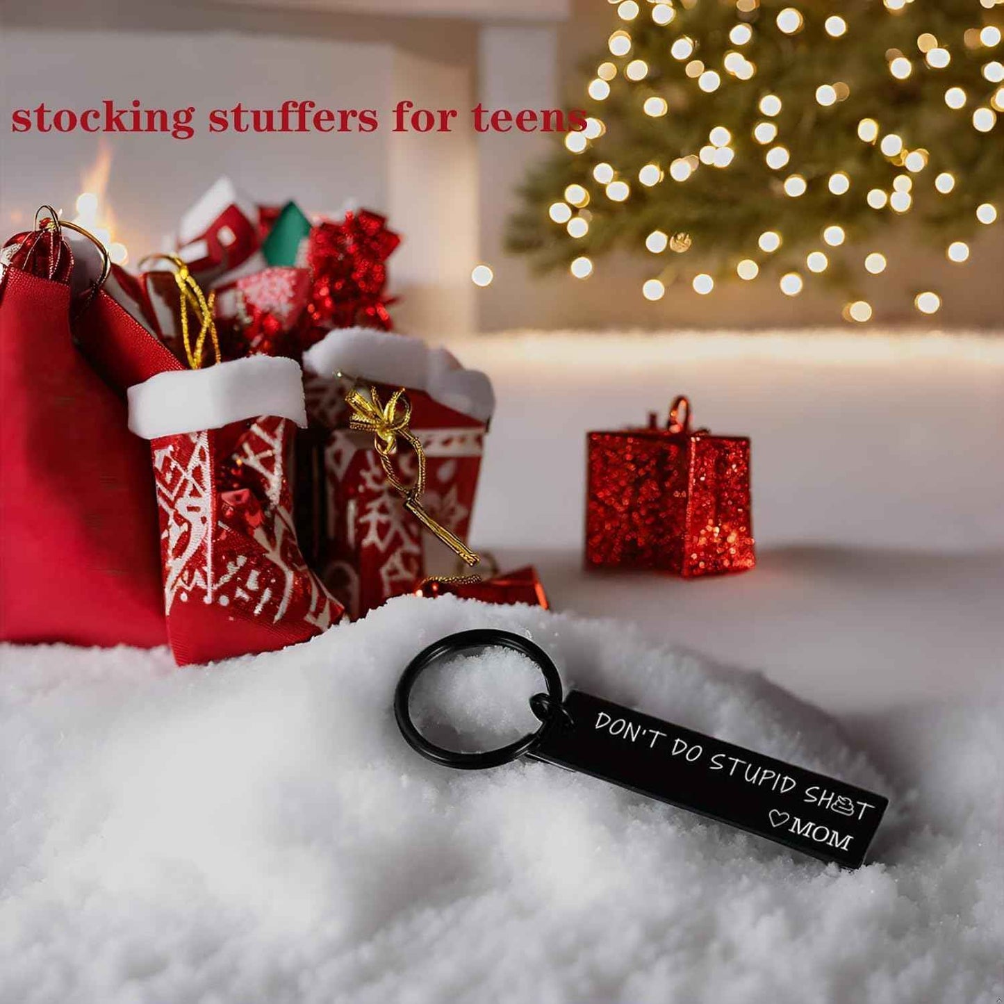 Don't Do Stupid ShitKeychain, Stocking Stuffers for Teen Boys 16-18, Valentines Graduation Gifts for Girls 16-18, Stupid Stuff, Boys Easter Basket Stuffers, New Job Gifts for Son Daughter