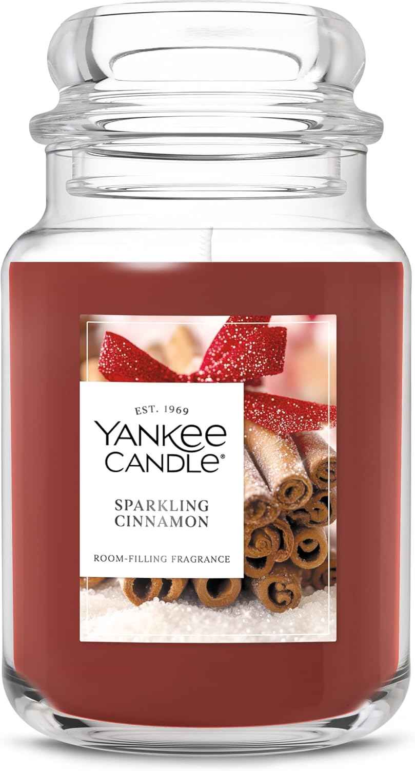 Yankee Candle Christmas Cookie Scented Candle, 22oz Large Jar with up to 150 Hour Burn Time, Giftable, Holidays