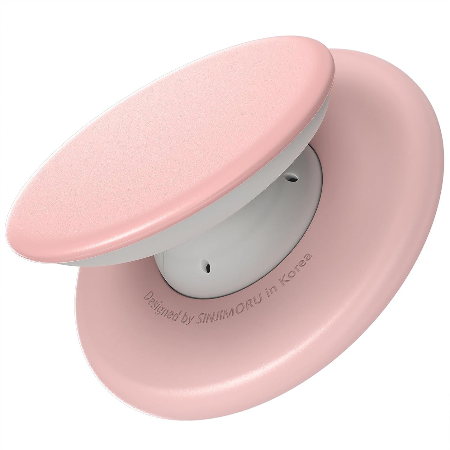 Sinjimoru for MagSafe Phone Grip, Soft Silicone Magnetic Finger Grip for iPhone 17/16/15/14/13, Comfortable One-Touch Holding, M-Tap Tok Black