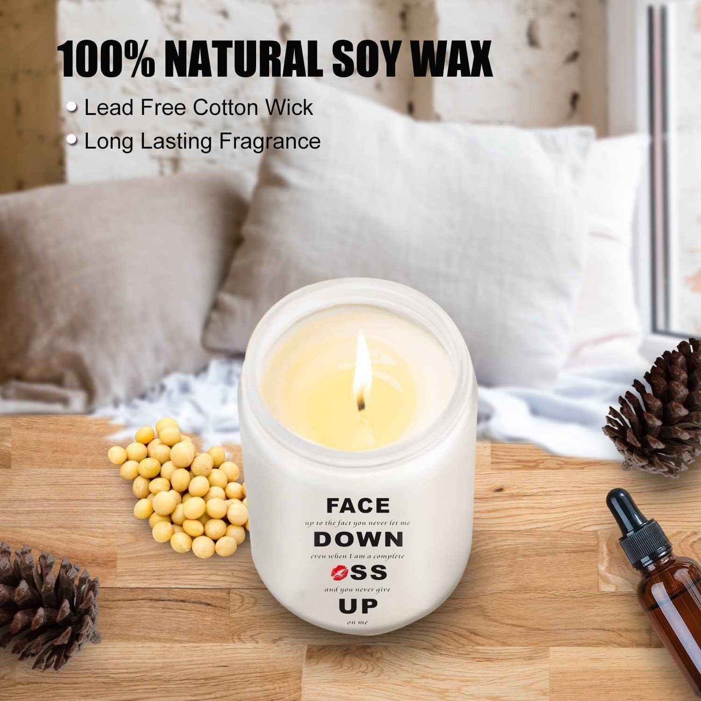 Her Valentine’s Day Gifts Funny,Romantic Girlfriend Candle,Gift for Her,Him,Couple,Wife Birthday GIF from Husband,Christmas Anniversary Valentines Gifts for Women, Valentines Day Gift for Her, Wife