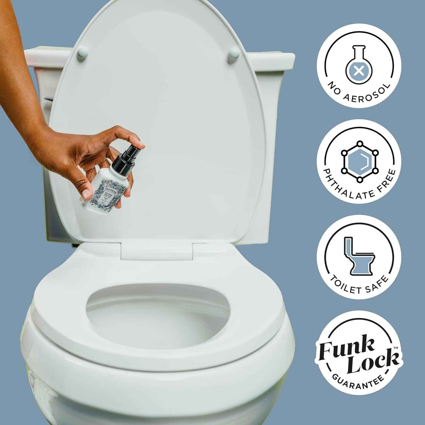 Poo-Pourri Before-You-Go Toilet Spray, Fresh Air, 4 Fl Oz, Up to 200 Uses, Bathroom Odor Deodorizer , Plant-Based with Essential Oils, for Home or Work, Jasmine, Fresh Air and Mint Scent