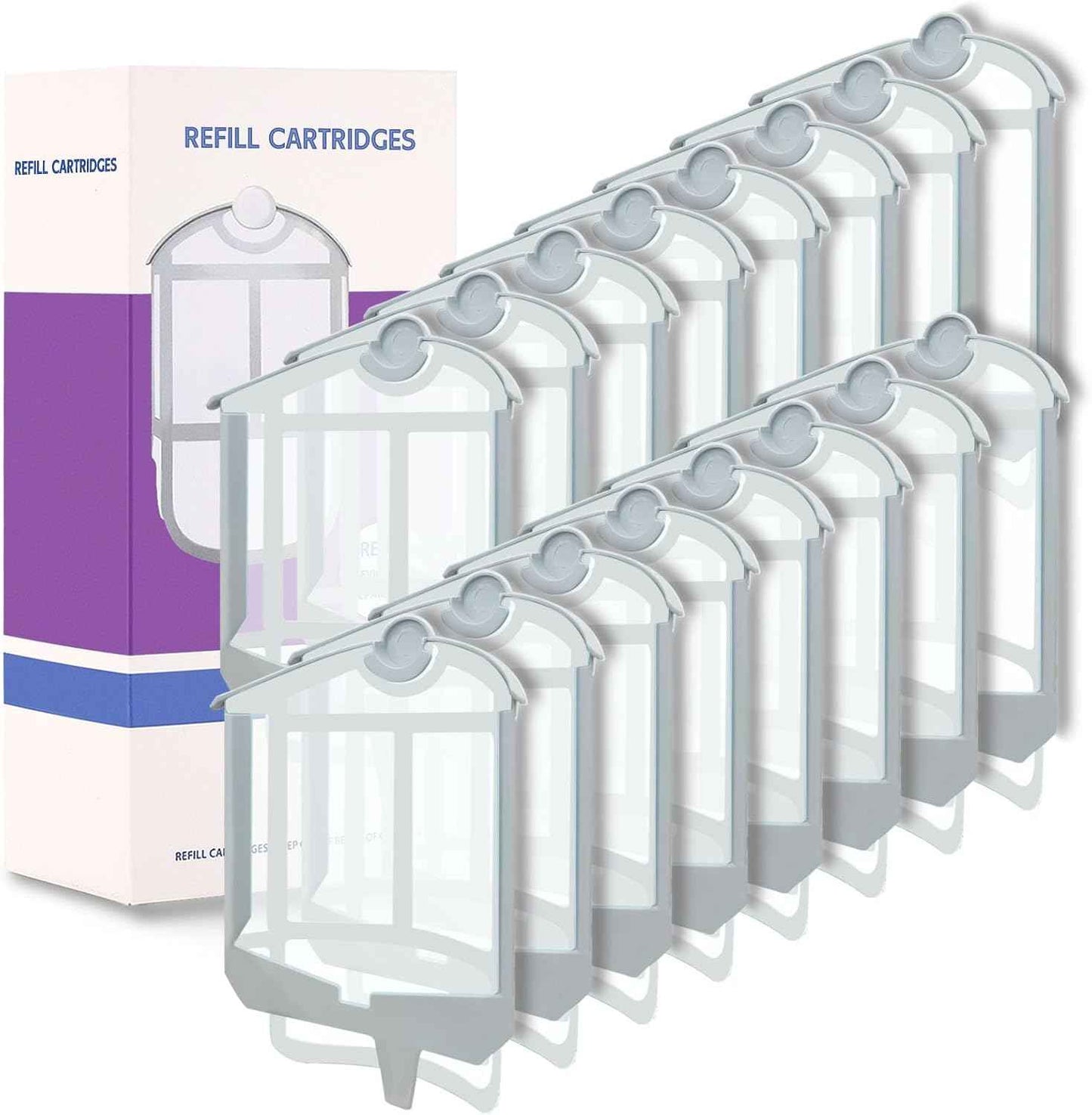 ZVVN 8 Pack Refill Cartridges, Refills Compatible with Indoor Light M364A and Max, Replacement 100% Fit (8 Refill Cartridges)