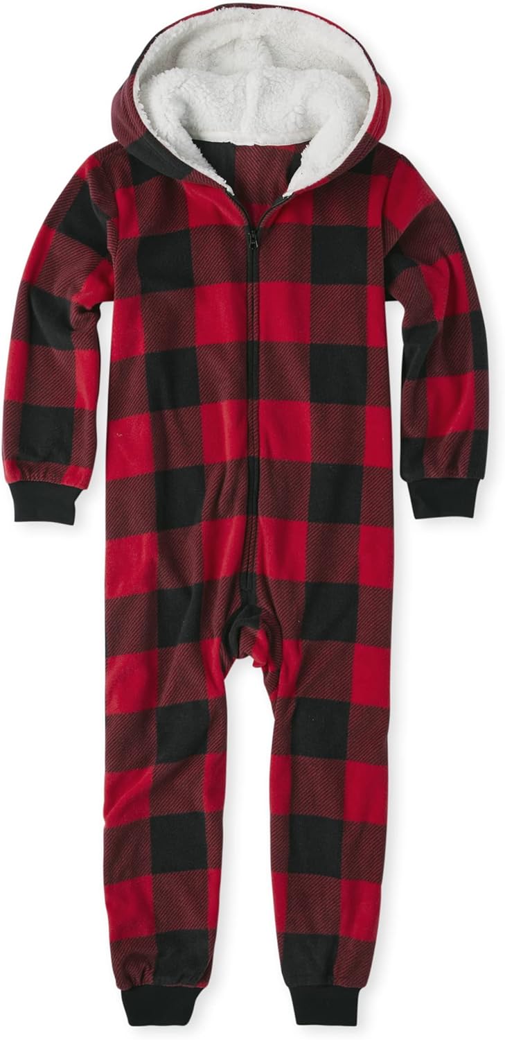 The Children's Place unisex-baby And Kids, Sibling Matching, Christmas Pajama Sets, Fleece