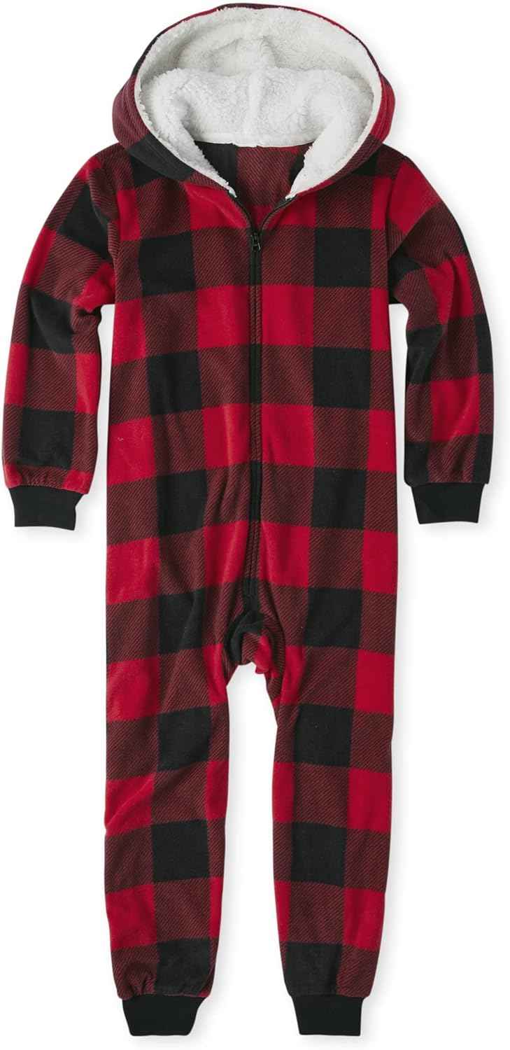 The Children's Place unisex-baby And Kids, Sibling Matching, Christmas Pajama Sets, Fleece