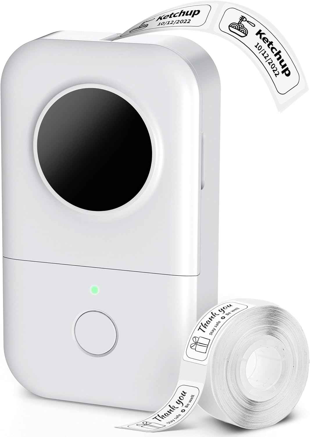 Phomemo Label Maker Machine, D30 Portable Handheld Bluetooth Mini Label Printer, Multiple Templates Smartphone Thermal Small Label Makers for Kid School Items, Classroom Teacher Supplies, Easy to Use