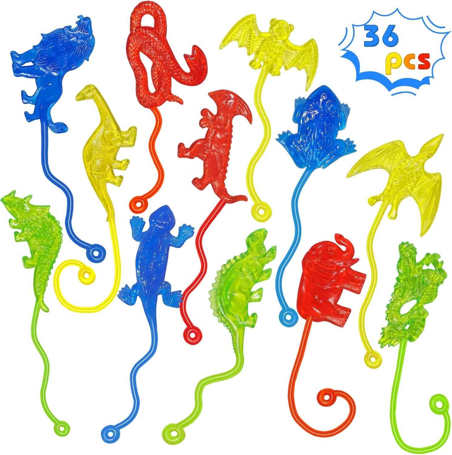 Sticky Hands Bulk 48 PCS Party Favors for Kids 4-8 8-12 Stretchy Sticky Hand Toy Christmas Stocking Stuffers for Kids Goodie Bag Stuffers Fillers Classroom Prizes Student Gifts Birthday Party Supplies