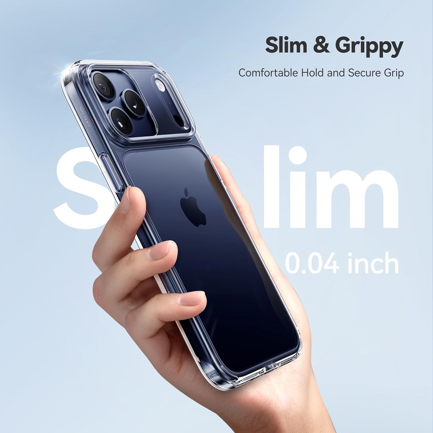 CASEKOO for iPhone 17 Pro Max Case Crystal Clear, 3X Anti-Yellow & Virgin TPU, 15FT Military-Grade Drop Protection, Slim Transparent Women Men Funda para for iPhone 17 Pro Max Case 6.9 inch, Clear - Rayz Mart