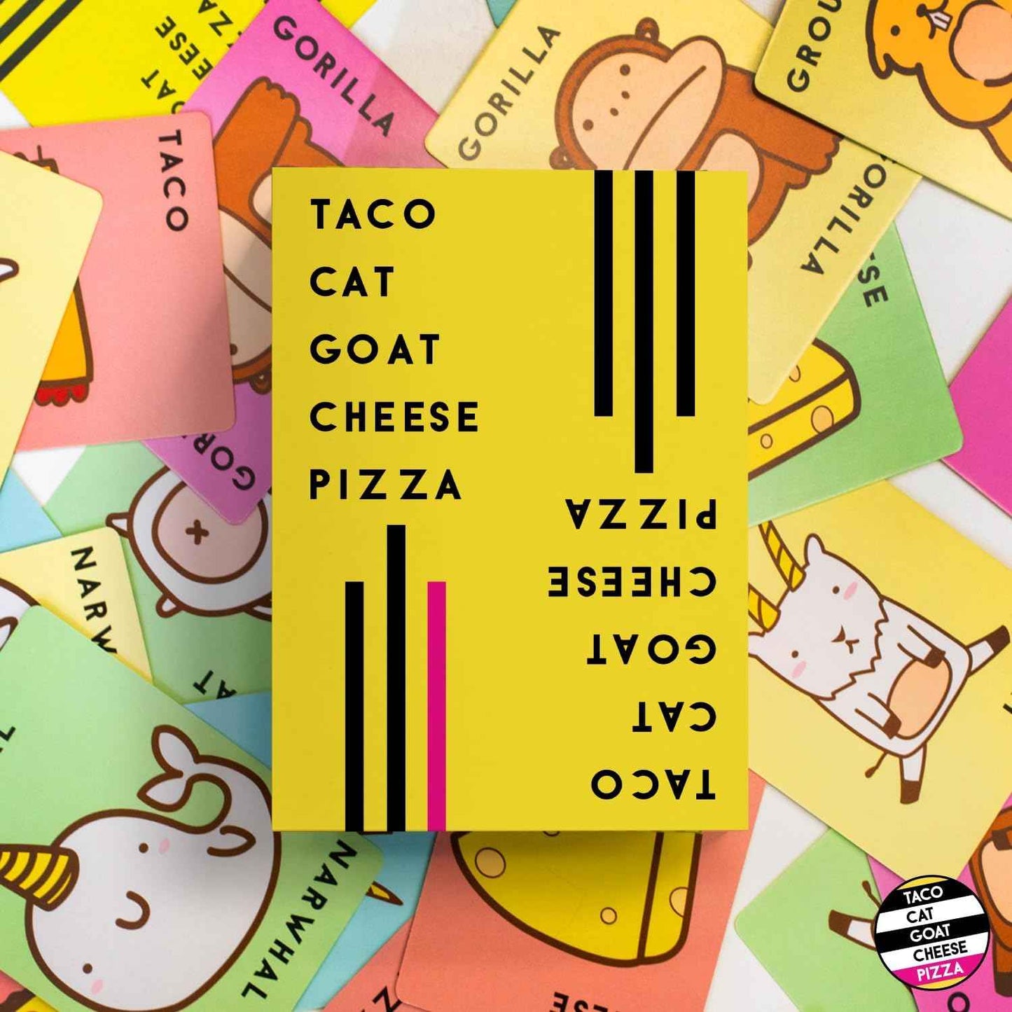 Taco Cat Goat Cheese Pizza Wildly Entertaining Card Game for Family and Group Game Night | Easy to Learn and Play with 10-15 Minute Rounds | Fun for Kids, Teens, Adults, and Families | 2-8 Players