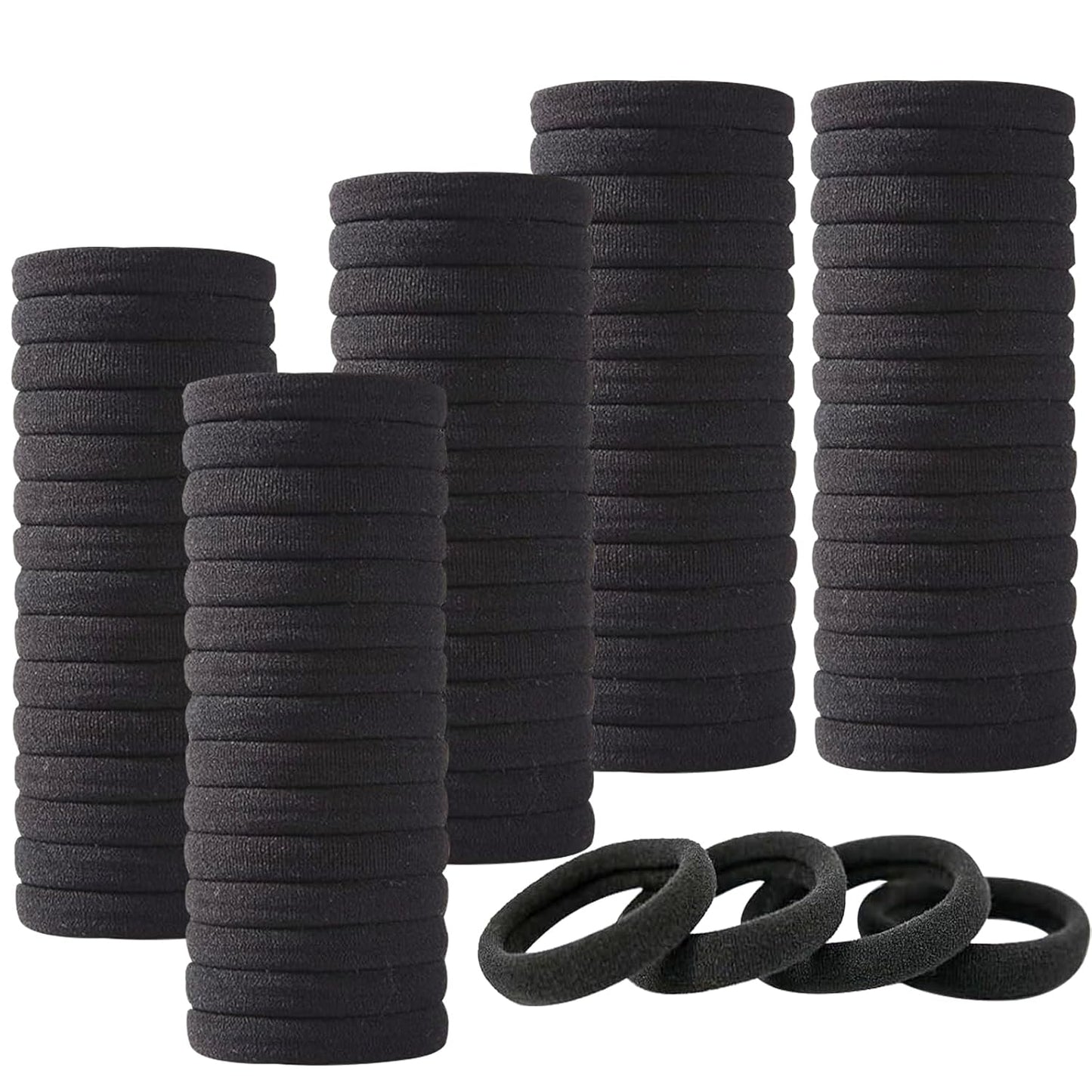 200PCS Small Hair Ties,No Crease Baby Hair Ties,Elastic Hair Ponytail Holder Hair Accessories for Baby Girls Infants Toddlers Kids
