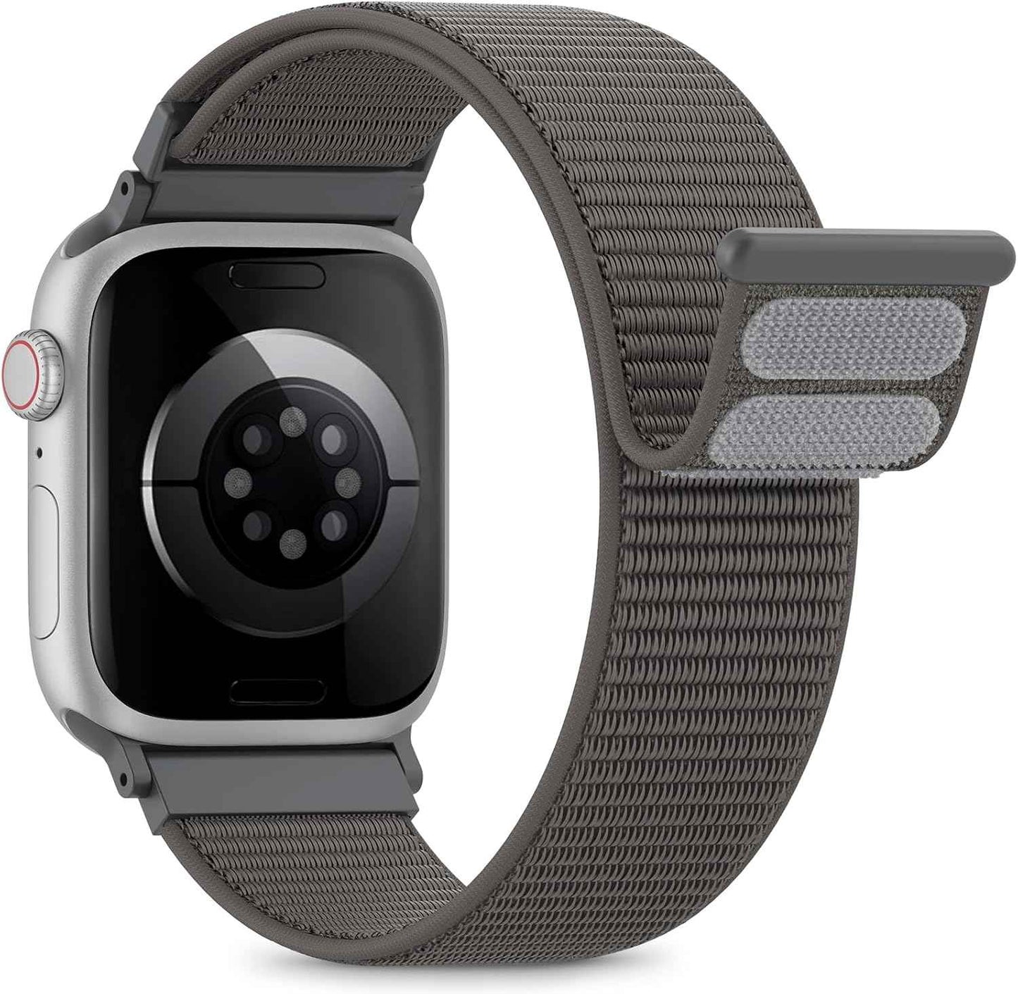 Nylon Loop Sport Band Compatible with Apple Watch Bands 44mm 45mm 46mm 49mm 42mm for Women Men, iWatch Wrist Straps for Ultra 3 2, Se, Series 11 10 9 8 7, Breathable, Soft Band Ideal for Outdoor