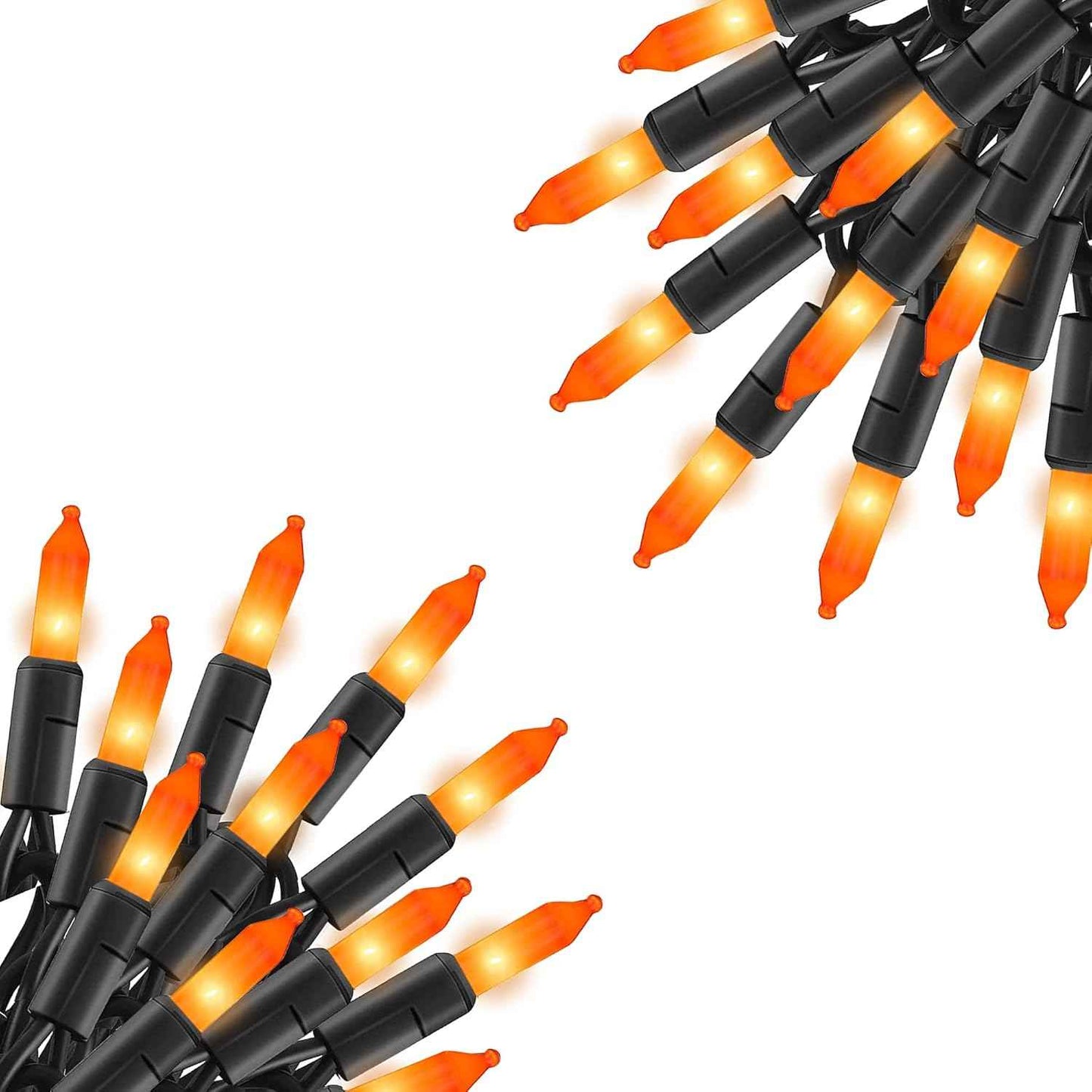 TW SHINE Warm White Christmas Lights Outdoor, 20FT 100 Count Incandescent Christmas Light Indoor, Waterproof Christmas Tree String Lights for Xmas Decorations