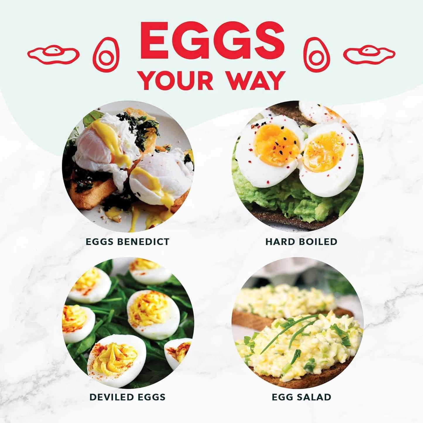 DASH Rapid Egg Cooker: 7 Egg Capacity Electric Egg Cooker for Hard Boiled Eggs, Poached Eggs, Scrambled Eggs, or Omelets with Auto Shut Off Feature - Black'