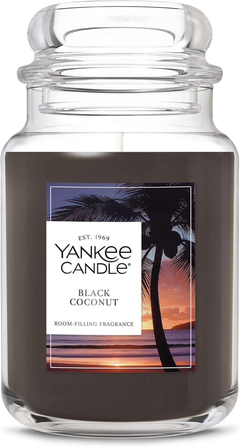Yankee Candle, Warm Luxe Cashmere Fall Scented Candle, 22oz Large Jar with up to 150 Hour Burn Time