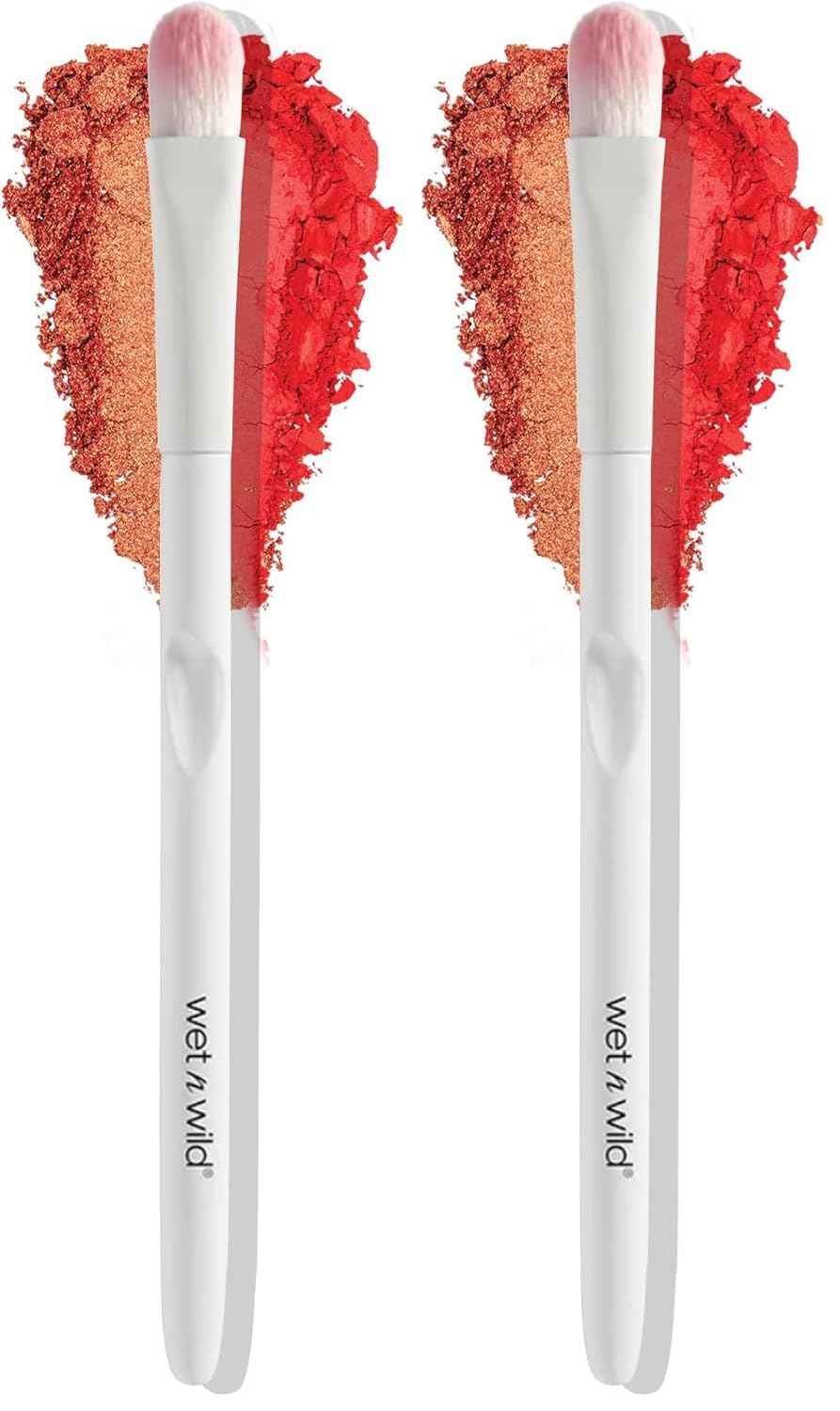 Wet n Wild Eyeshadow Brush, Precision Blending Application, Soft Synthetic Fibers, Ergonomic Handle for Comfortable Precision Control