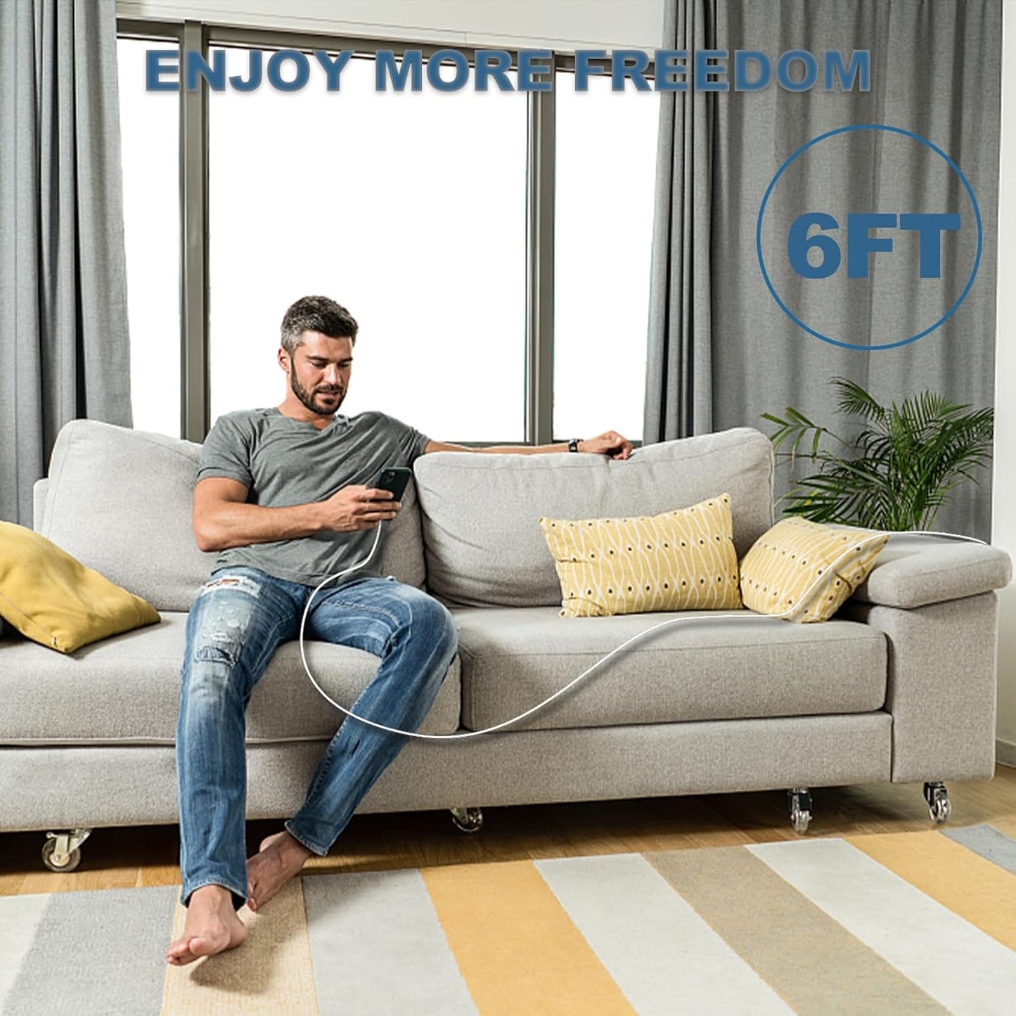 iPhone 17 16 15 Charger Fast Charging,20W Apple iPad USB C Fast Charger,2Pack 6ft USB C Wall Charger Block for iPhone 17/Pro/Pro Max/17 Air/ 16/16 Pro/16 Pro Max/15/Plus/Pro/Pro Max, iPad Pro/Mini - Rayz Mart