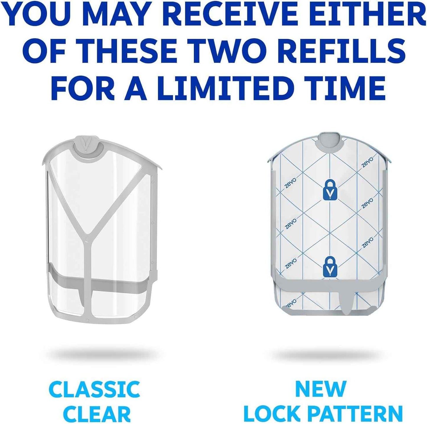 Zevo Flying Insect Trap Refill - for The Zevo MAX & Standard Indoor Fly Trap - Catch Gnats, House & Fruit Flies - Easy to Use - Mess-Free Disposal (4 Refill Cartridges)