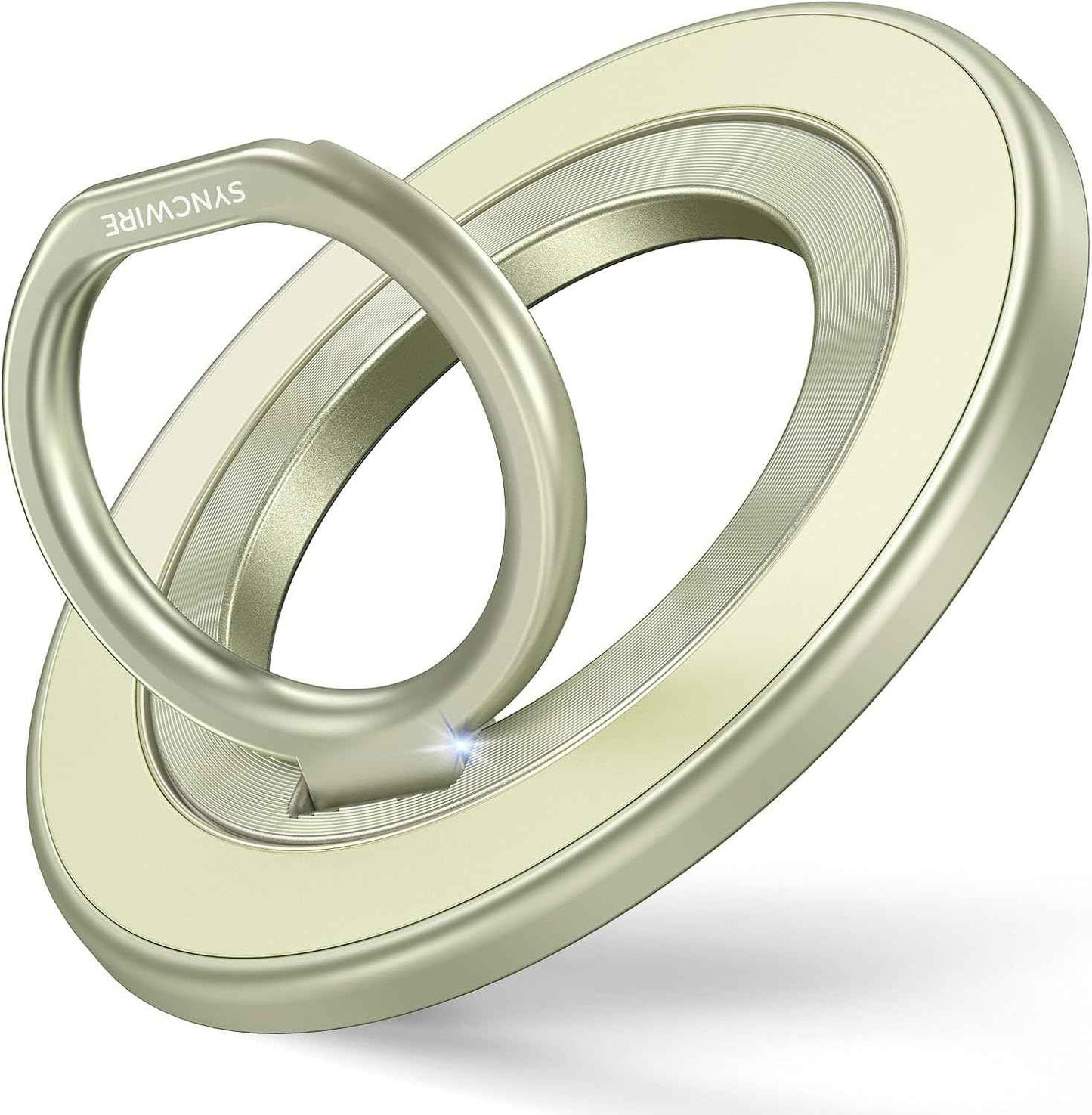 SYNCWIRE Upgraded Magnetic Phone Ring Holder for MagSafe, Magnet Cell Phone Grip Stand Finger Ring Kickstand Two-Sided Magnetic Compatible with iPhone 16 Pro Max 15 14 13 12 MagSafe Accessories