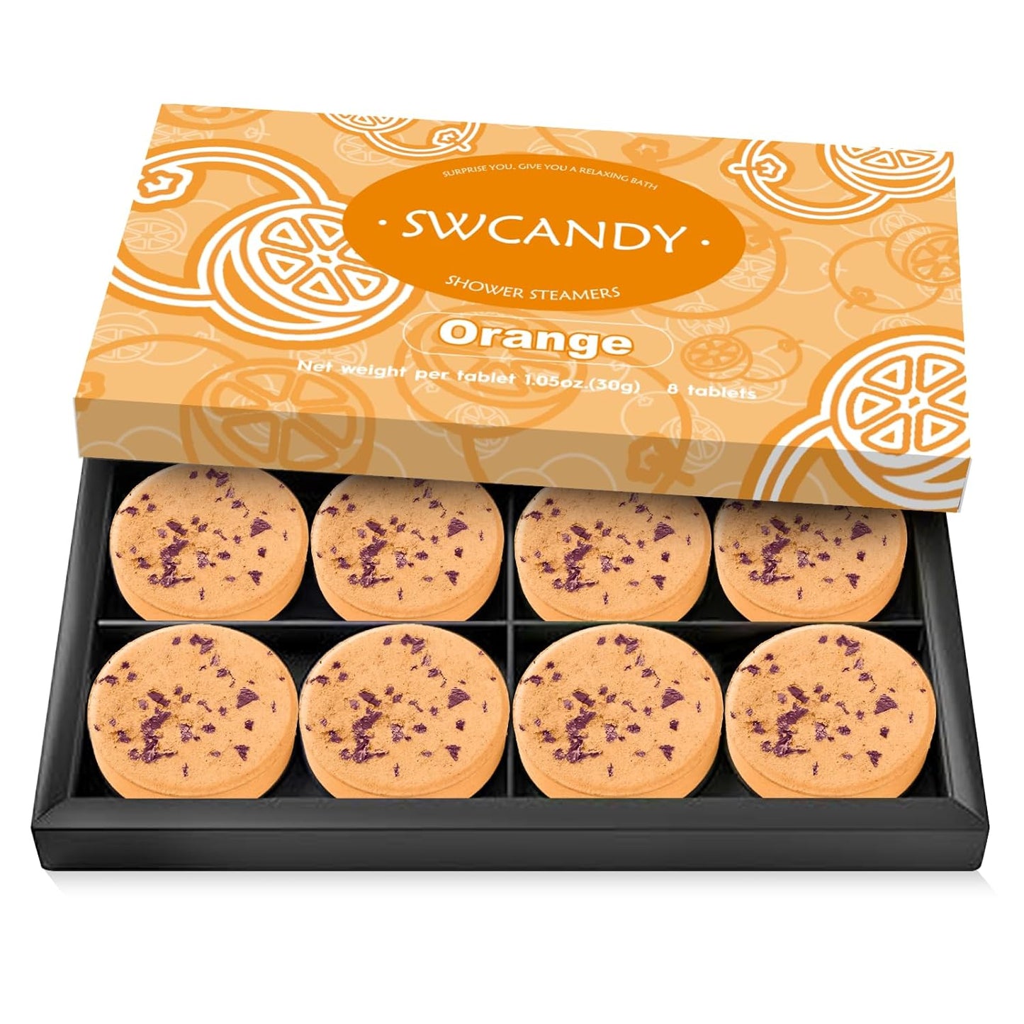 Shower Steamers Aromatherapy Birthday Gifts for Women - SWCANDY 8 Pcs Easter Basket Stuffers, Her Mom Adults Men Him Teen Self Care with Natural Essential Oils Relaxation Home SPA Travel Holidays