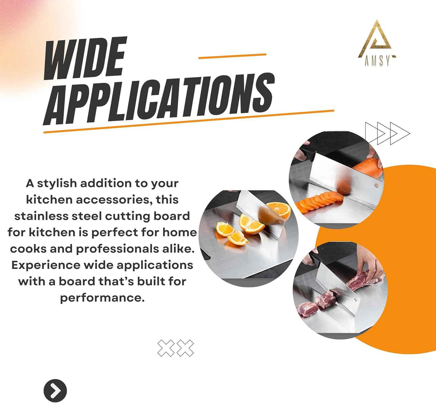 Titanium Cutting Board - Titanium Cutting Mat for Kitchen (13 * 9 Inches), Dishwasher Safe Metal Chopping Board, Crack-Resistant Kitchen Cutting Board, Easy to Clean Kitchen Gadget