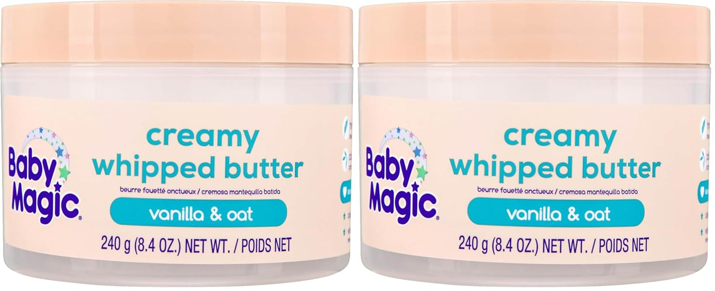 Baby Magic Creamy Whipped Butter Vanilla Oat, 8.4 oz