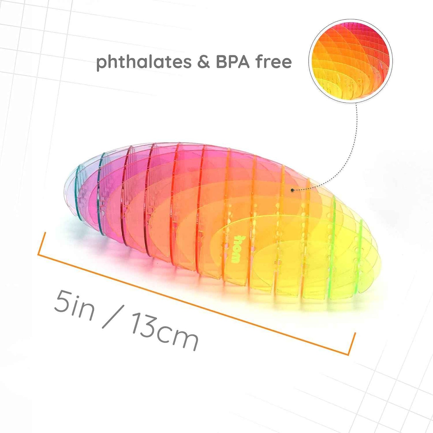 Morf Fidget Worm Toy - Flexible 3D Sensory Slug Figgy Toy for Kids, Teens, and Adults β Stretchy, Quiet, Stress and Anxiety Relief, Focus - For Play, School, Work Gifts, Great For Classroom and Office