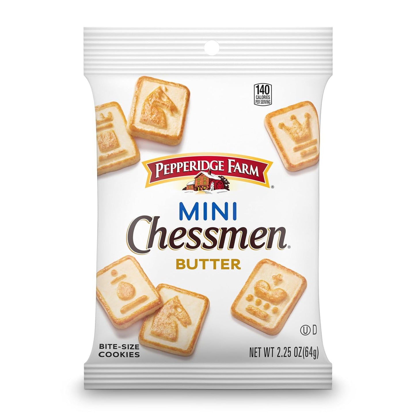 Pepperidge Farm Chessmen Minis Butter Cookies, 8 Snack Packs, 2.25-oz. Each (Pack of 8)