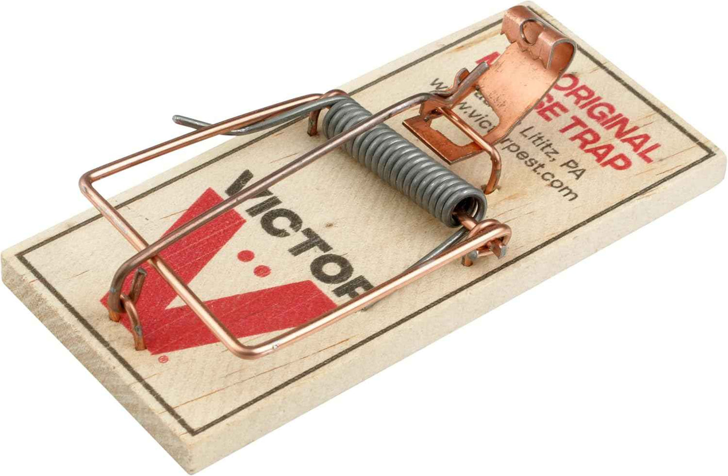 Victor Mouse Traps M150-12, Metal Pedal, Sustainably Sourced FSC Wood, Wooden Mouse Traps, 12 Metal Pedal Traps
