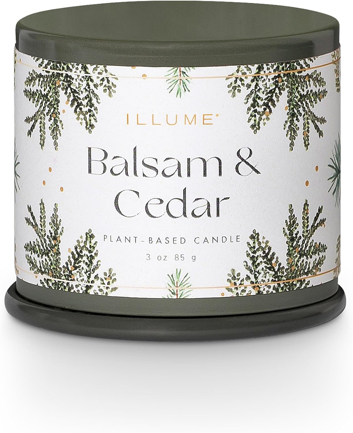 ILLUME Vanity Tin Candle, Woodfire