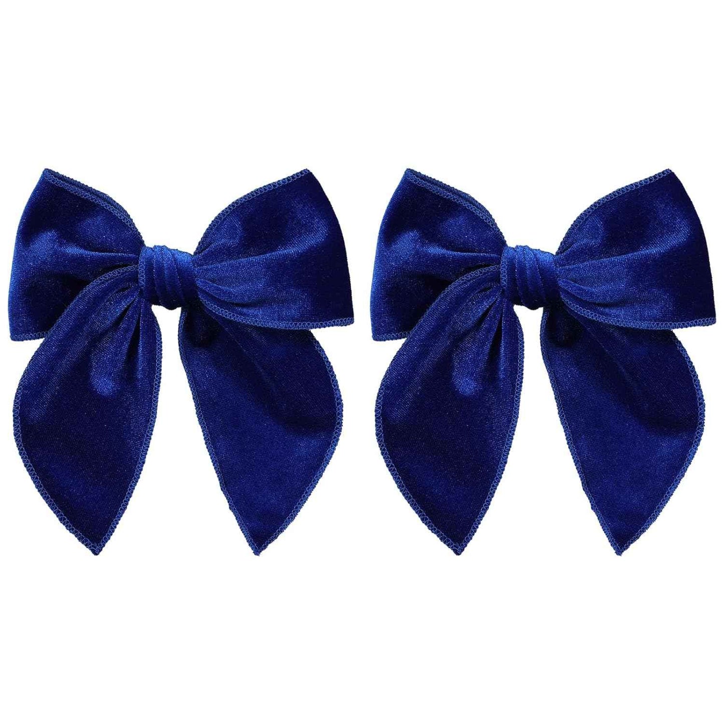 5" Red Christmas Velvet Fable Hair Bows Kids Big Velvet Ribbon Sailor Bow Alligator Clip Cheer Barrettes Hairpins Valentines New Year Gift Accessory for Toddler Teen Baby Girls