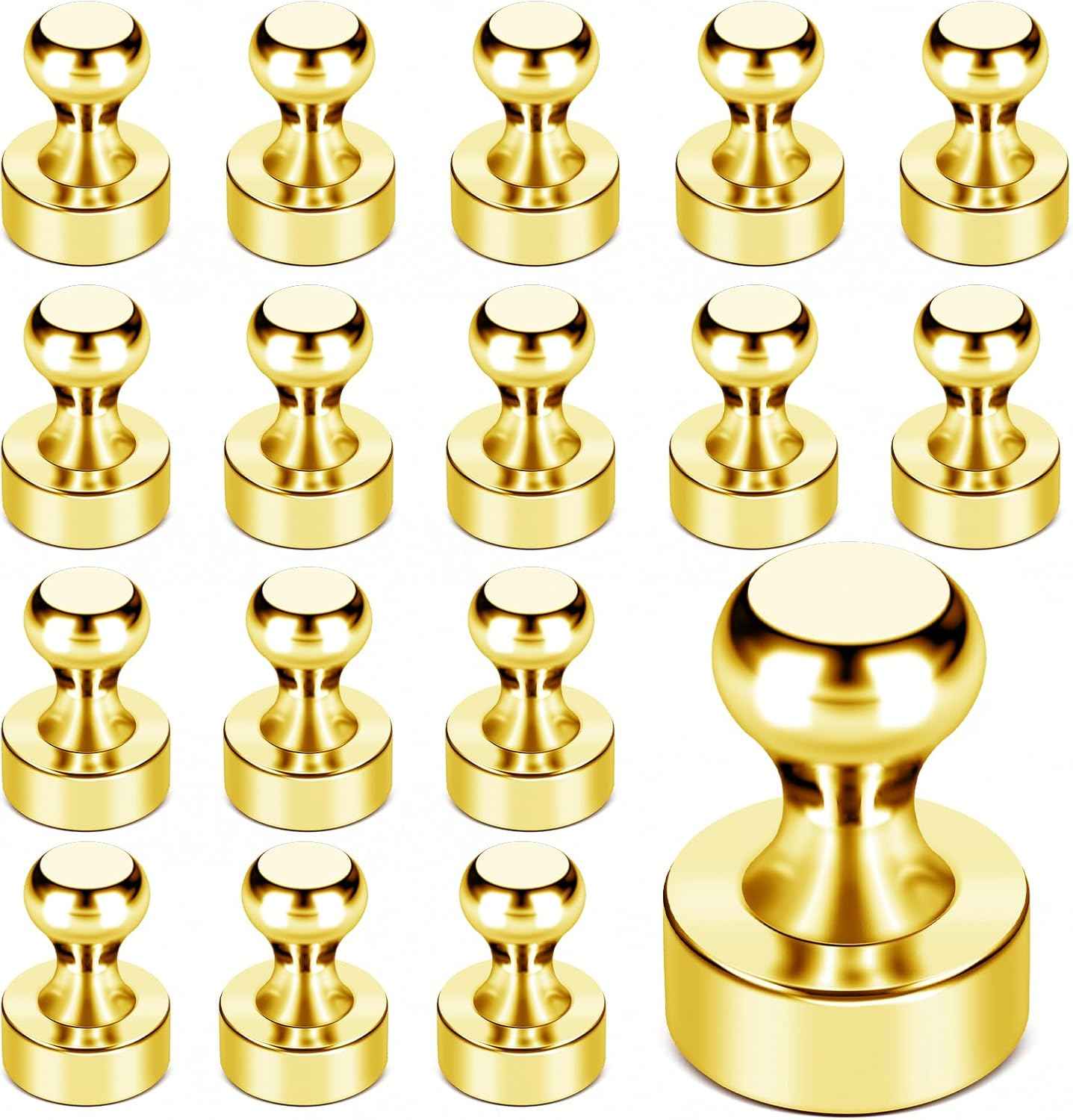 LOVIMAG 12Pcs Black Fridge Magnets, Small and Strong Magnets for Whiteboard, Office, Classroom, Map, Kitchen