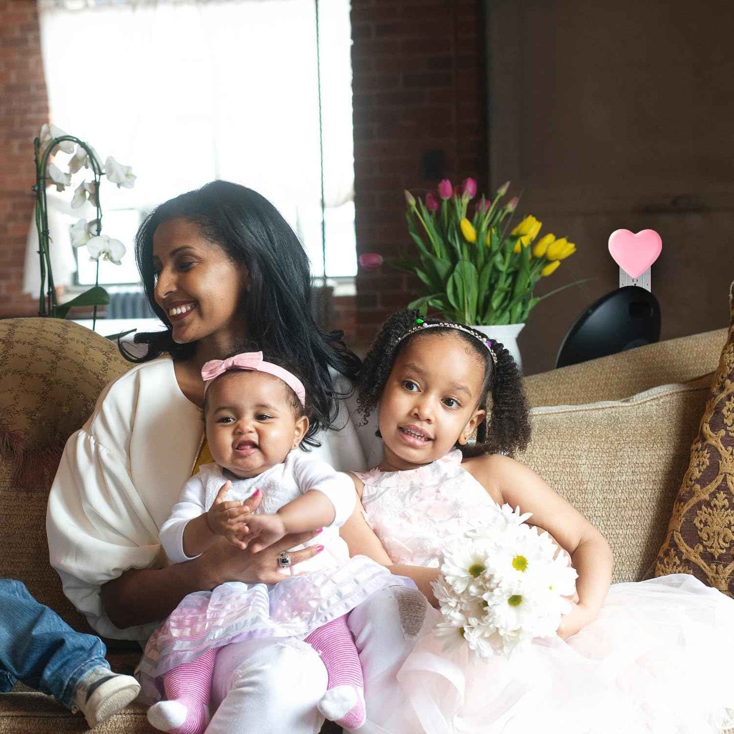 INZU Night Lights Plug into Wall, LED Night Light for Kids, Cute Nightlight with Auto Dusk to Dawn Sensor, LED Nightlight with Soft Warm Light for Bedroom, Nursery, Bathroom, Hallway (Pink) | LED Nightlight, for Kids, Soft Warm Light, Auto Dusk to Dawn Se