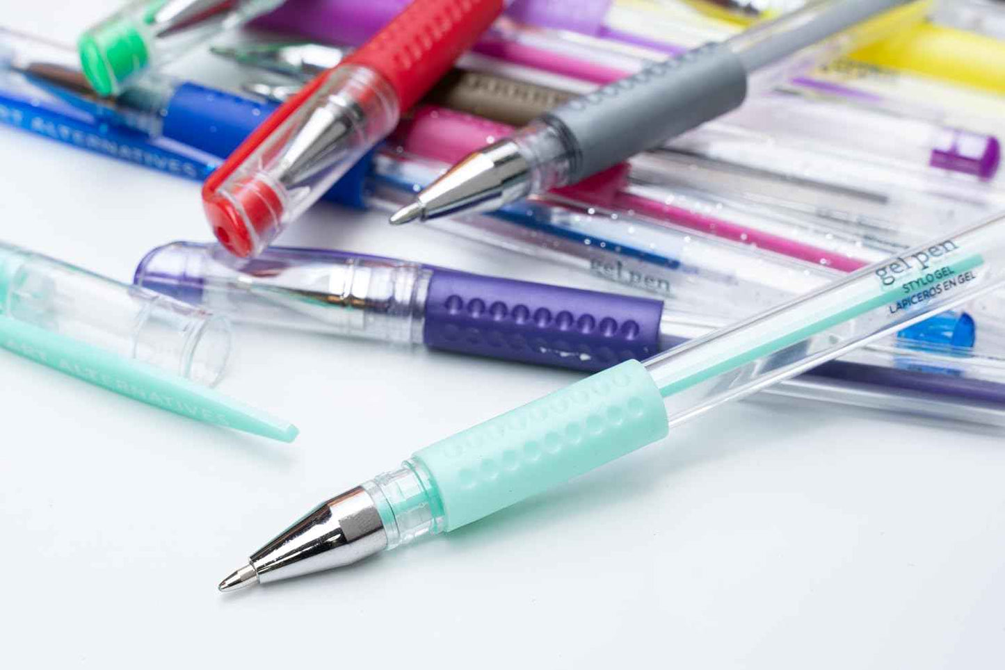 Art Alternatives Gel Pen, Metallic Pink - Ballpoint - Non-Smear + Quick Dry - Writing, Drawing, Coloring, Journal, Planner