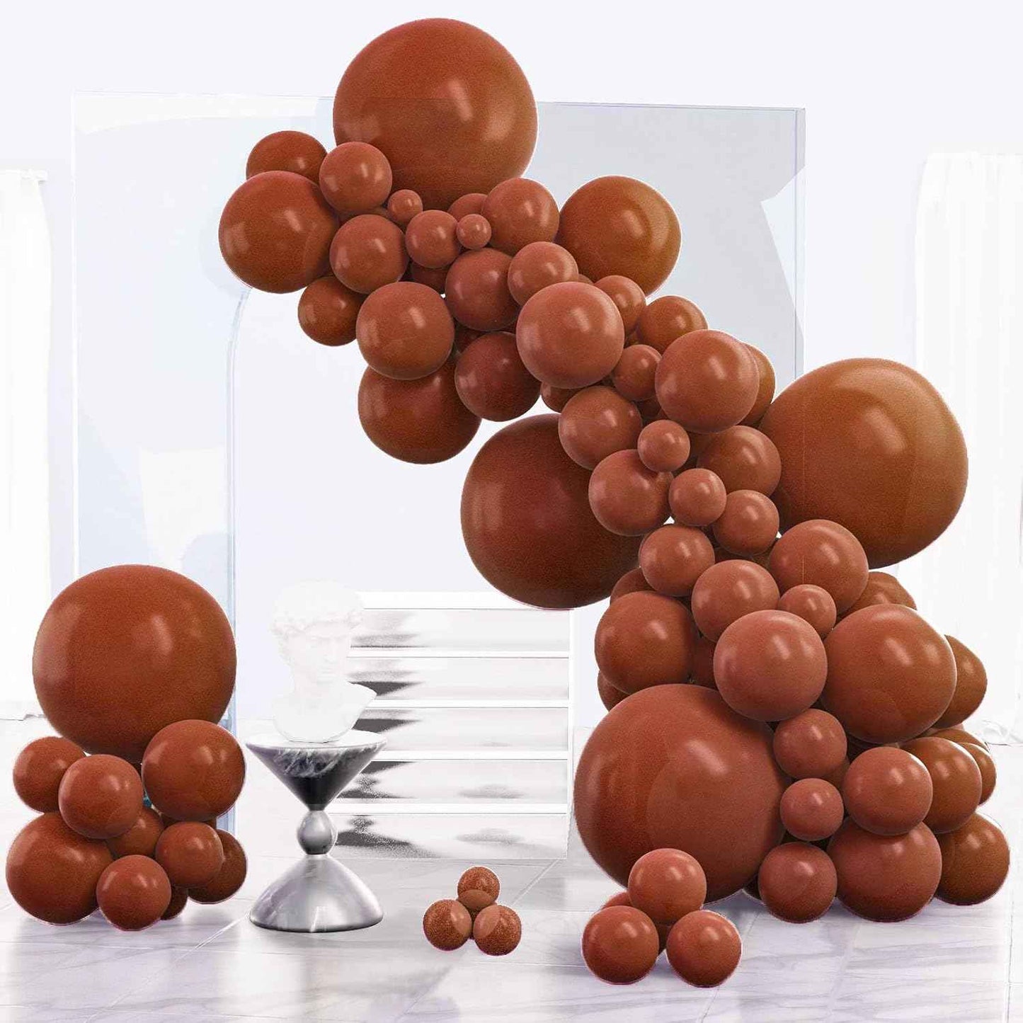 PartyWoo Gold Balloons 140pcs Different Sizes of 18 12 10 5 Inch Gold Balloon Arch Kit Garland for Birthday Wedding Anniversary Baby Shower Graduation Retirement Casino Party Decorations Gold-G101